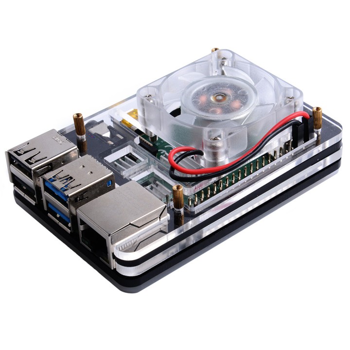 5-ти ярусный корпус для RPi 4 с охлаждением 52pi