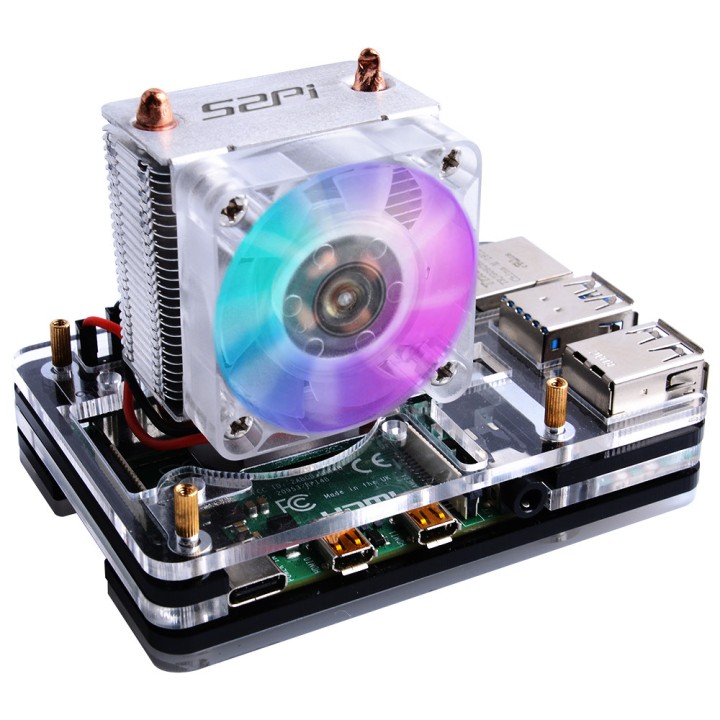 5-ти ярусный корпус для RPi 4 с охлаждением 52pi
