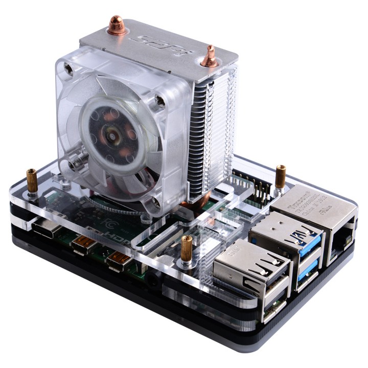 5-ти ярусный корпус для RPi 4 с охлаждением 52pi