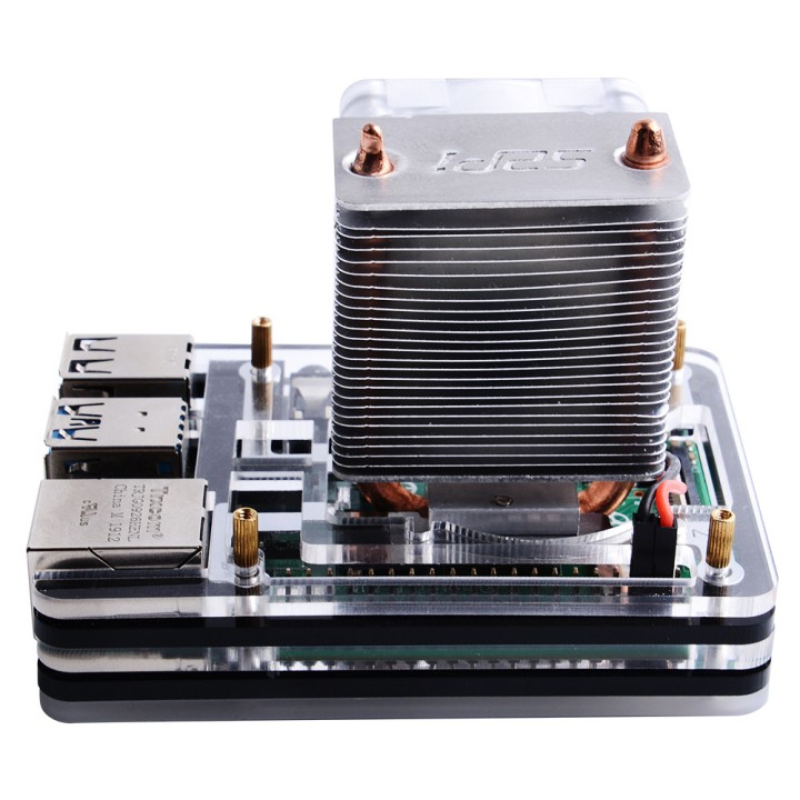 5-ти ярусный корпус для RPi 4 с охлаждением 52pi