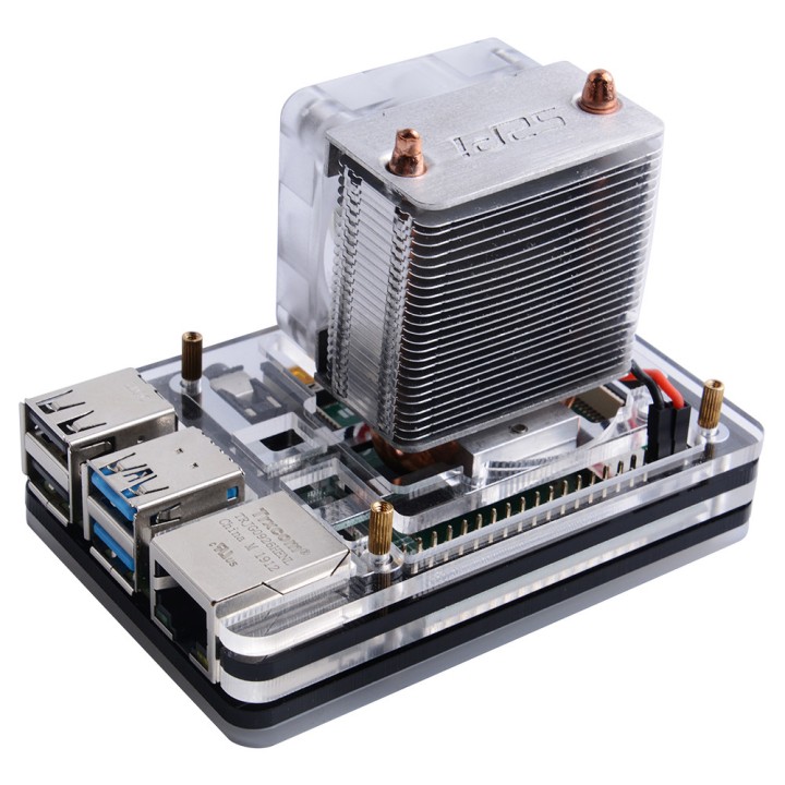 5-ти ярусный корпус для RPi 4 с охлаждением 52pi