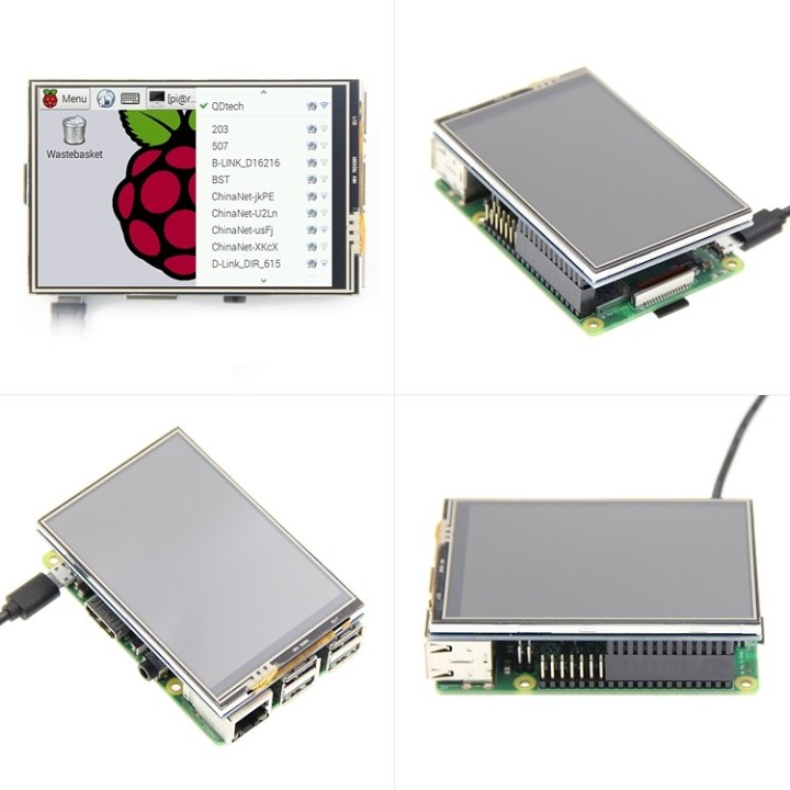 3.5" дисплей сенсорный для Raspberry Pi