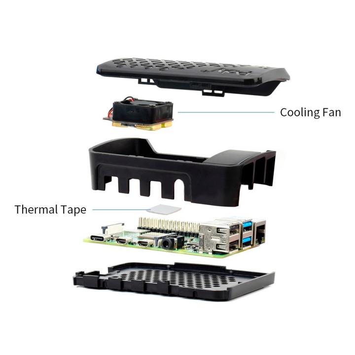 Корпус Argon Poly+ с охлаждением Raspberry Pi 4