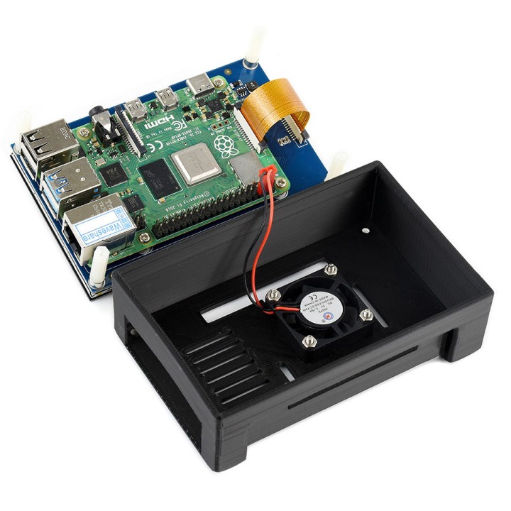 4.3' Дисплей сенсорный с корпусом WaveShare для Raspberry Pi