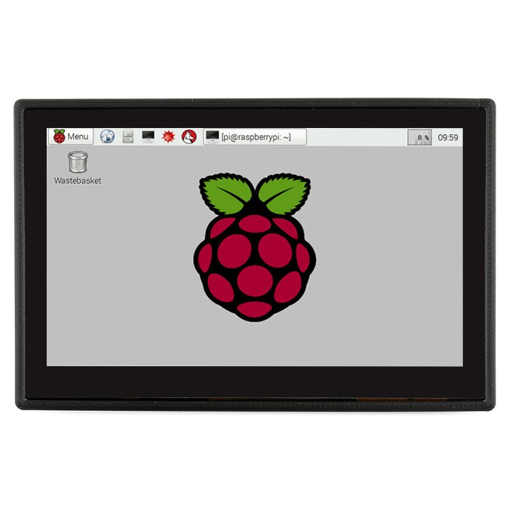 4.3' Дисплей сенсорный с корпусом WaveShare для Raspberry Pi