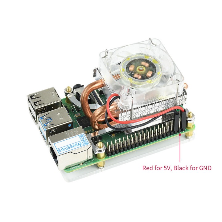 Low-Profile ICE Tower CPU Cooling Fan + металлический корпус