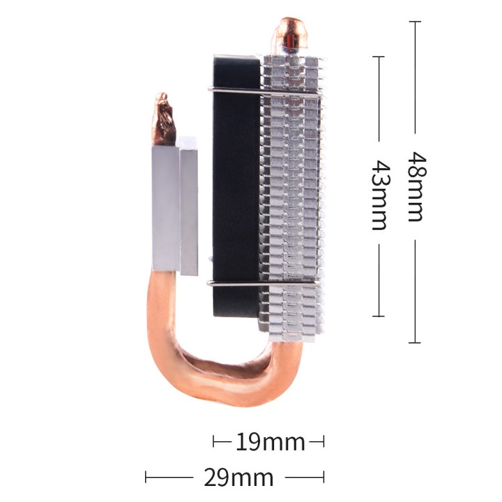 Low-Profile ICE Tower CPU Cooling Fan + металлический корпус