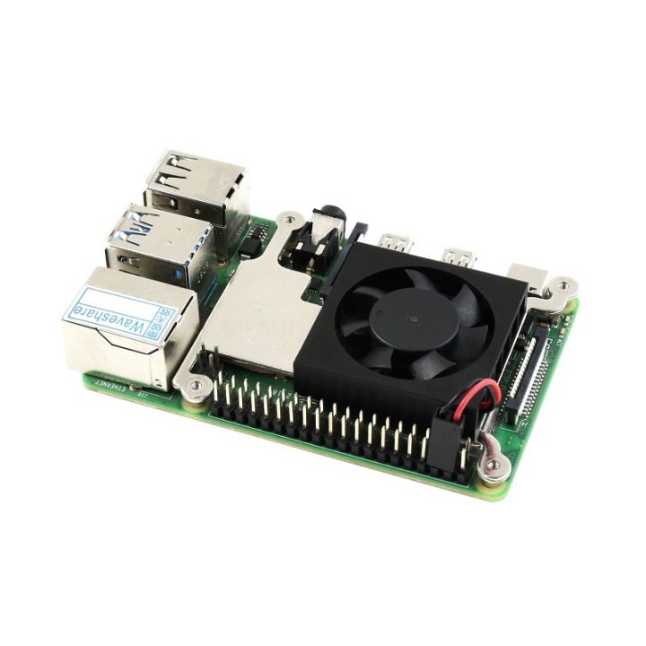 Низкопрофильный кулер для Raspberry Pi от Waveshare