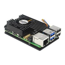Алюмінієвий корпус з кулером  для Raspberry Pi 5