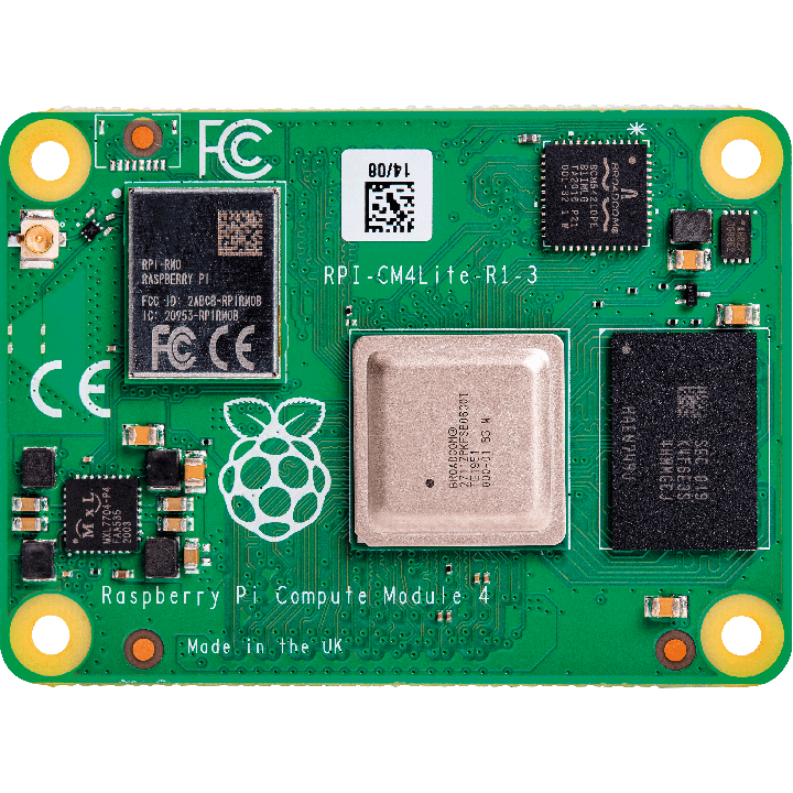 Raspberry Pi Compute Module 4 вигляд зверху