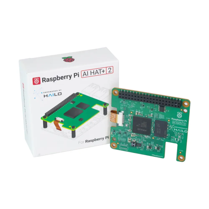Raspberry Pi AI HAT+ 2 упаковка та комплект