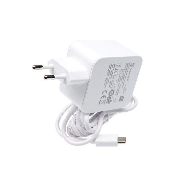 Raspberry Pi 45W USB-C Power Supply з EU вилкою