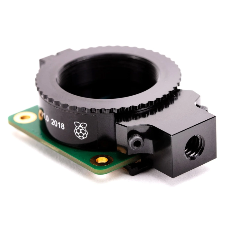 Raspberry Pi High Quality Camera C/CS Mount вигляд збоку