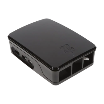 Офіційний корпус Raspberry Pi 5 SC1160 — зібраний чорно-сірий корпус
