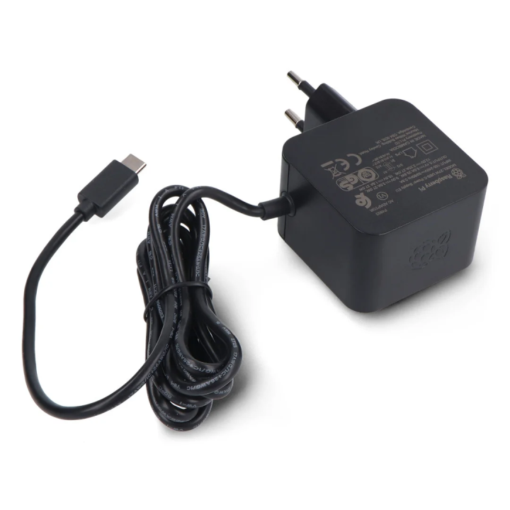 Блок живлення Raspberry Pi 5 27W USB-C з кабелем