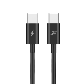 Конектори USB-C кабелю Grand-X CC-07B, чорний