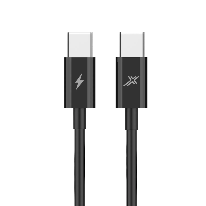 Конектори USB-C кабелю Grand-X CC-07B, чорний