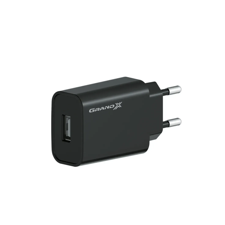 Чорний зарядний пристрій Grand-X CH-550 USB-A