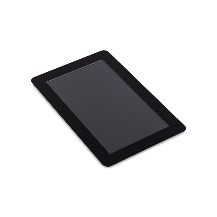 Передня панель Raspberry Pi 7" Touch Display 2 з вимкненим екраном