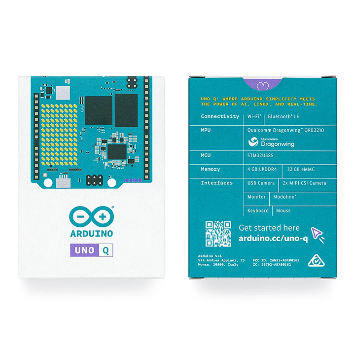 Заводська упаковка Arduino UNO Q 4GB