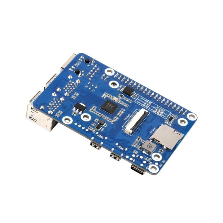 Waveshare CM4-to-Pi4-Adapter - зворотний бік під кутом