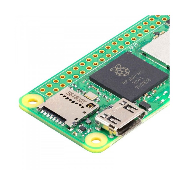 Raspberry Pi Zero 2 W без припаяного GPIO - роз’єми mini HDMI та microUSB