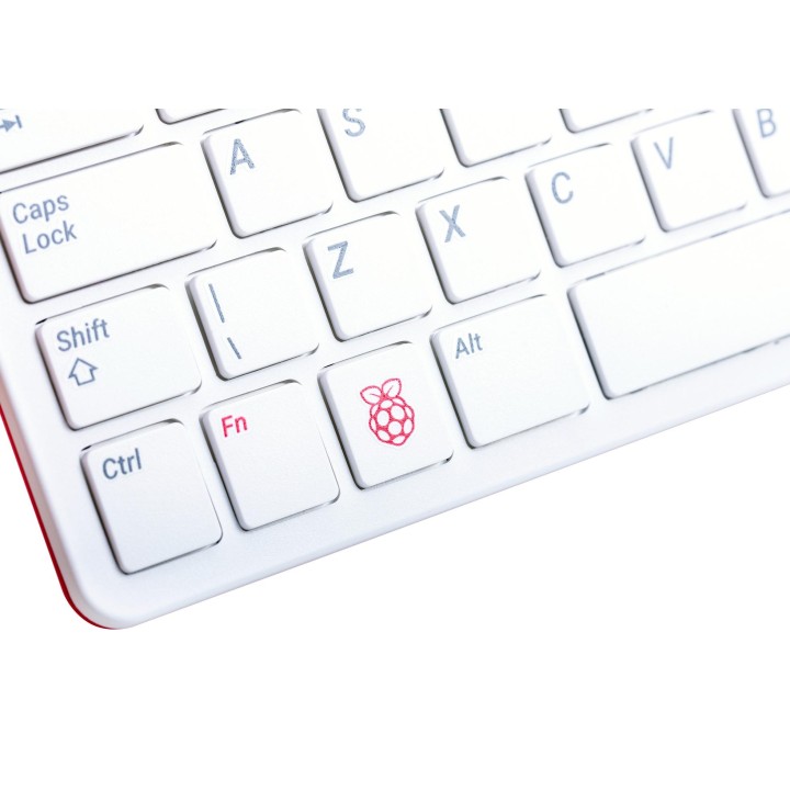 Клавіша з логотипом Raspberry Pi та клавіші Ctrl, Fn і Alt на Pi 400