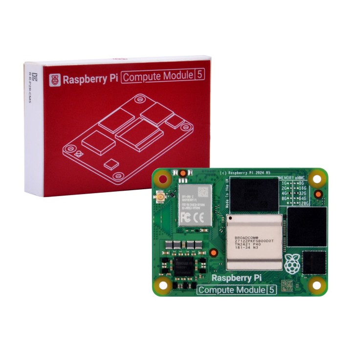Raspberry Pi Compute Module 5 з Wi-Fi та фірмовою коробкою