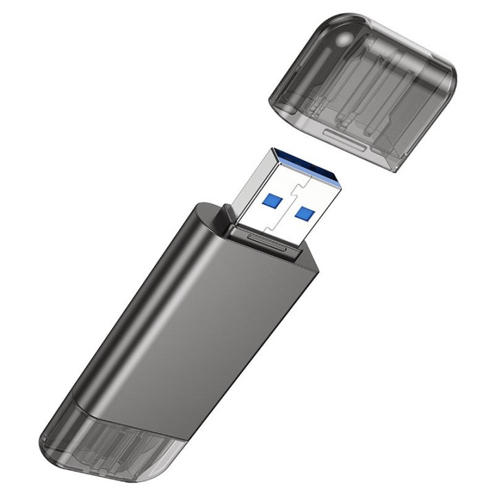 HOCO HB39 з відкритим роз'ємом USB-A, вигляд з іншого боку