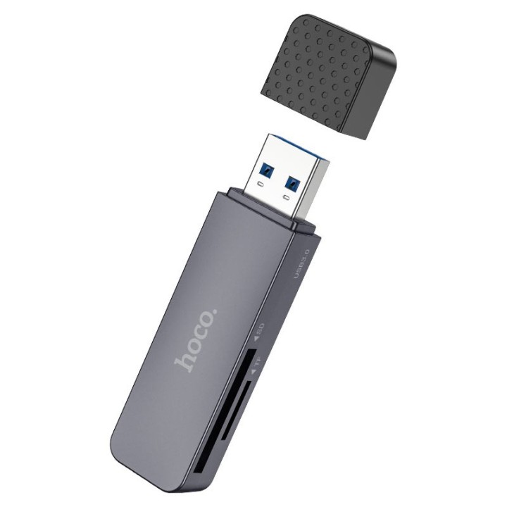 HOCO HB45 Spirit з відкритим роз'ємом USB-A 3.0 і знятим ковпачком