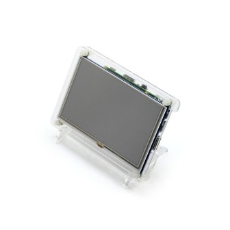 Прозорий корпус Waveshare для 5inch HDMI LCD (B) з дисплеєм на підставці