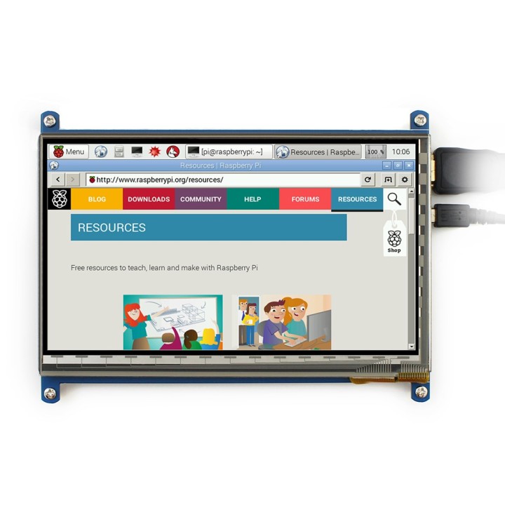 Дисплей сенсорный Waveshare 7'' Raspberry Pi