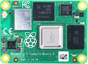 Raspberry Pi Compute Module 4 — вигляд модуля зверху